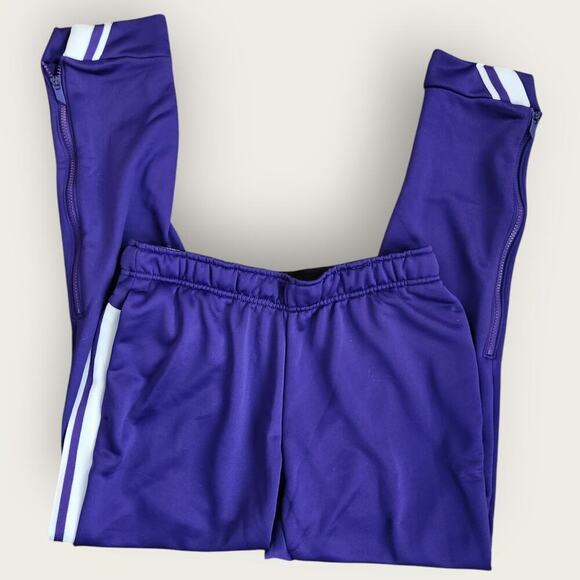 Holloway Joggers Women's Sz S Athleticwear Purple Stretch Drawstring Zip Ankle - Picture 4 of 6